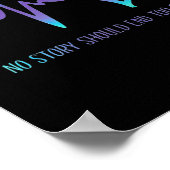 物語はあまりにも早く自殺する必要がある認識度メンタル ポスター (角)