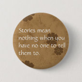 物語は何も…意味しません 缶バッジ (正面)