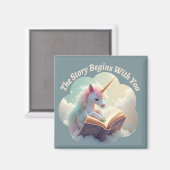 物語は君から始まる – かわいい一角獣 マグネット (正面/裏面)