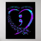 物語は幸せな自殺認識度サポートG終了 ポスター (正面)