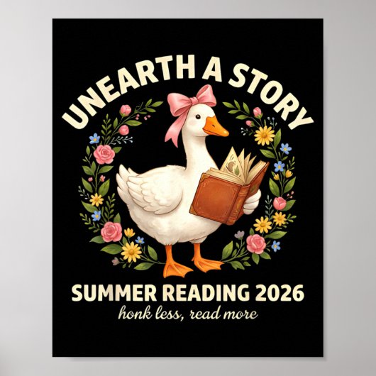物語を掘り起こせ 2026夏の読書 メンズ レディース キッズ ポスター (正面)
