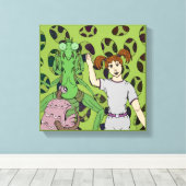 物語を語る キャンバスプリント (インサイチュ (ウッドフロア))