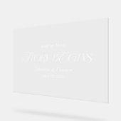 物語モダンエレガントの結婚始まり アクリルサイン (傾斜)