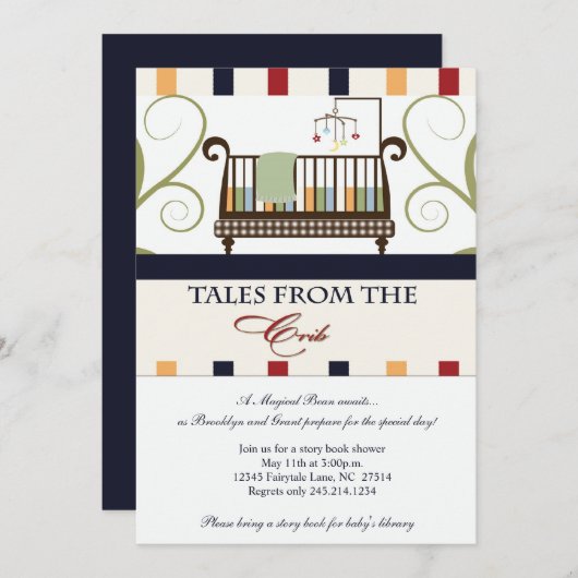 『物語』 招待状 (正面/裏面)