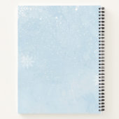 物語：霜の降りたクリスマスの魔法の冒険 ノートブック (裏面)