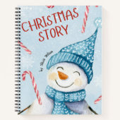 物語：霜の降りたクリスマスの魔法の冒険 ノートブック (正面)