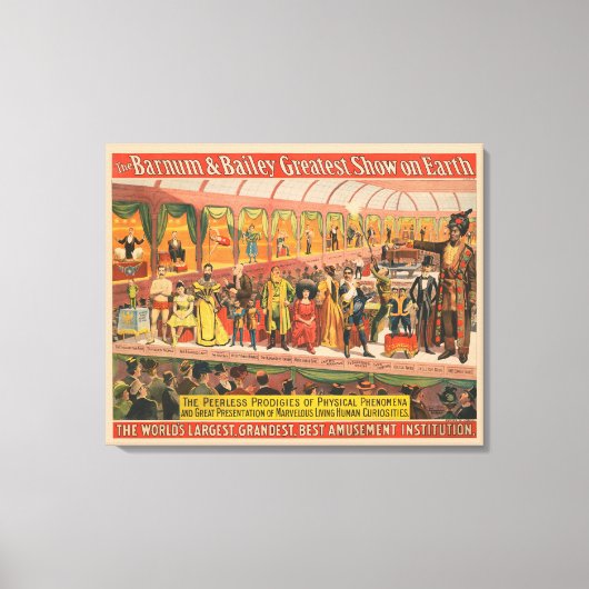 物象の無類の神才 キャンバスプリント (正面)