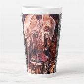 物質に対する心の劣化 カフェラテマグ (正面)