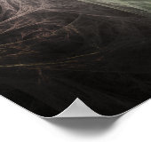 物質のフラクタルに対する意識 ポスター (角)