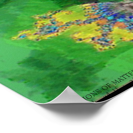 物質の振動 ポスター (角)