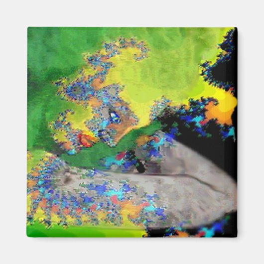 物質の振動 マグネット (正面)