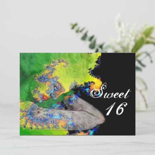 物質の振動,甘い16誕生日パーティー 招待状 (スタンド正面)