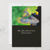 物質の振動，甘い16誕生日パーティー 招待状 (裏面)