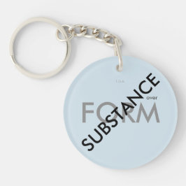 「物質オーバー型枠」 キーホルダー