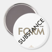 「物質オーバー型枠」 マグネット (正面/裏面)