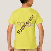 「物質オーバー型枠」 Tシャツ (裏面)