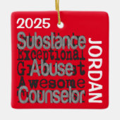 物質乱用参事官カスタム法 セラミックオーナメント (正面)