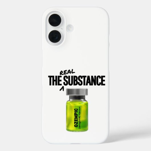 物質実在 – オジプニックパロディ Case-Mate iPhoneケース (裏面)