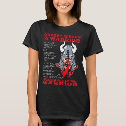 物質濫用認識度物質回収レラ Tシャツ (正面)