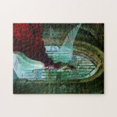 物足りなそうな天使のパズル ジグソーパズル (横)