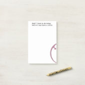 物Iはポスト・イットを今日しなければなりません ポストイット (デスク上)