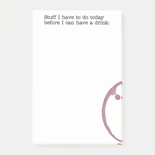 物Iはポスト・イットを今日しなければなりません ポストイット (正面)