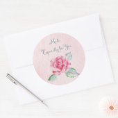 特にあなたのために作られたバラシール ラウンドシール (封筒)