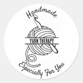 特にあなたのために手作りパーソナライズされた ラウンドシール (正面)