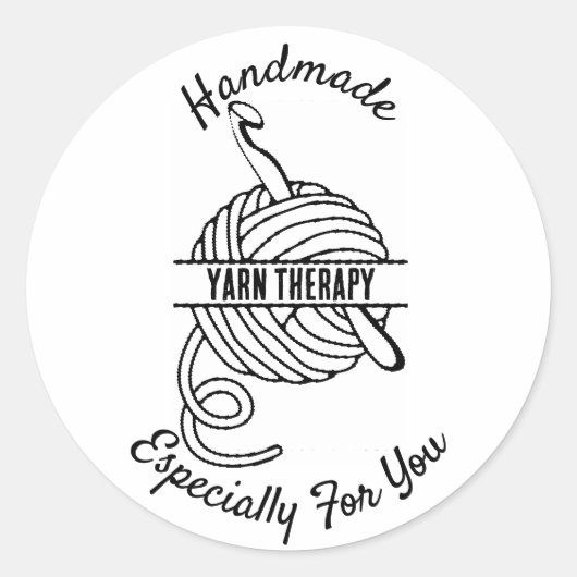 特にあなたのために手作りパーソナライズされた ラウンドシール (正面)