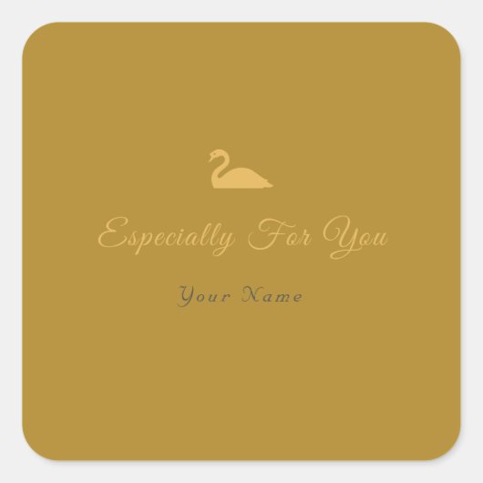 特にあなたのために スクエアシール (正面)