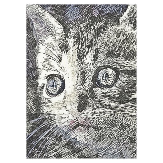 特にあなたのために – Kitten 721-1 テーブルクロス (正面)