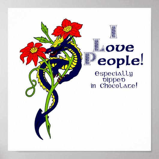 特にチョコレートに浸された人が大好き ポスター (正面)