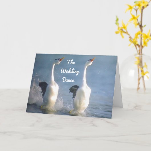 特に君のための結婚式の踊り カード (黄色い花)