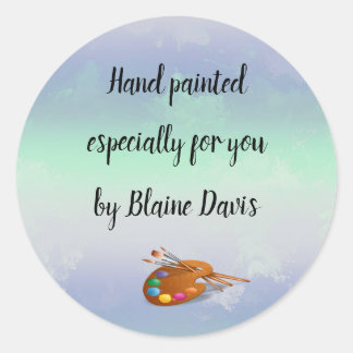 特に編集可能な[ペインター]パレット ラウンドシール