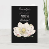 特に50誕生日 カード (正面)