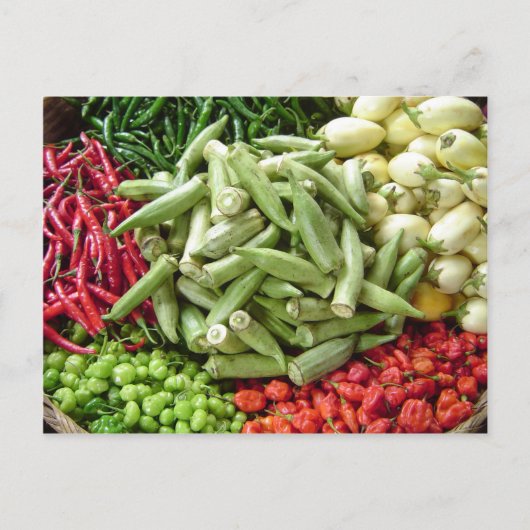 特ダネ-アフリカのチリペッパー ポストカード (正面)