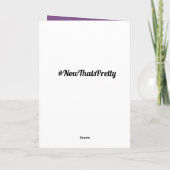 特パーソナライズされた別早急ぎカード カード (裏面)