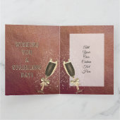 特パーソナライズされた殊80誕生日パパ カード (内部)