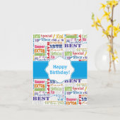 特ユニーク別な18歳の誕生日パーティーの贈り物 カード (黄色い花)