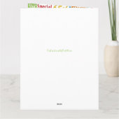 特ユニーク別な65歳誕生日パーティーの贈り物 カード (裏面)