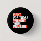 特典広場の石なしで人のために戦う 缶バッジ (正面)