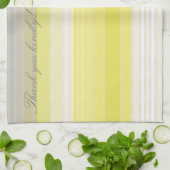 特別ありがとうごちそうさま キッチンタオル (折り畳み)