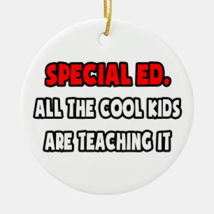 特別おもしろいなエド。Teacher Shirts and Gift セラミックオーナメント