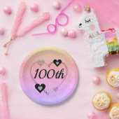 特別かわいらしパーティープレート100位 ペーパープレート (パーティー)