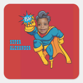 特別すごいキッズスーパーハもっとも偉大ロ スクエアシール