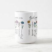 特別だと言う神 コーヒーマグカップ (中央)