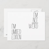 特別であることを示すカード ポストカード (正面/裏面)