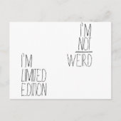 特別であることを示すカード ポストカード (正面)