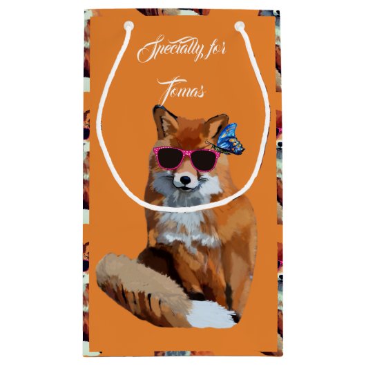 特別でパーソナライズでおもしろいなギフトバッグ スモールペーパーバッグ (裏面)