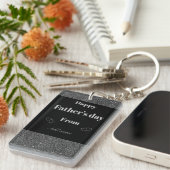 特別で名前入りな父の日のキーホルダーのギフト キーホルダー (正面右)